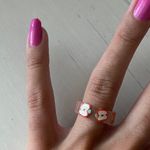 Urban Outfitters NWT chunky resin apple slice clear ring Photo 1