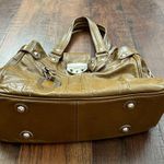 VIA REPUBBLICA golden mustard patent leather bag, made in Italy, NWOT Gold Photo 3
