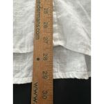 Joules Linen Shirt 8 White Floral Jeanne Print Lightweight Beach Lagenlook Photo 6