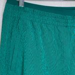Athleta Echo Cropped Pants, Elastic Waist, Pull-on, Green, Women’s 14/P L, NWT Photo 1