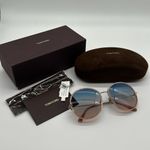 Tom Ford  Hunter 58mm Round Sunglasses in Shiny Pink/Gradient Photo 1