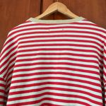 Free People  We the Free Sweatshirt Striped Oversized Crewneck Size Small Photo 8
