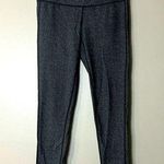 Athleta  gray patterned crop cropped athletic leggings women's M Photo 0