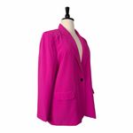 Vince Camuto  Women’s XXL Fuchsia Pink Stretch Blazer One Button Notch Lapel Photo 1