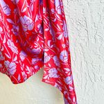 Lovers + Friends  Kamala patterned mini red an lilac mini dress xs Photo 4