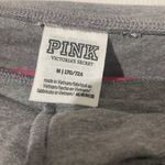 PINK - Victoria's Secret Pink Victoria’s Secret Jogger Sweatpants Women’s Size Medium Gray/Black White Photo 1