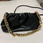 Black & Gold Chain Crossbody Bag Photo 2