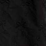 Le lis Black Bow Embroidered Top Photo 5