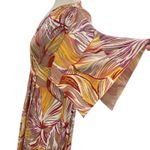 Rachel Pally  Caftan‎ Maxi Dress Kimono Sleeve Magnolia Print Size Medium Photo 7