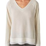 Lucky Brand Women's Metallic Linen Sweater XS Photo 1