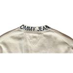 Tommy Hilfiger  Button-Up V-Neck Cardigan Sweater Tommy Jeans Logo Womens Size S Photo 4