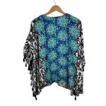 Ruby Rd Open Front Kimono Cardigan Size XL‎ Lightweight Cover Up Resort Beachy Blue Photo 4