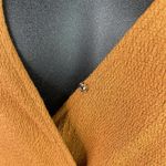 Madewell Fall  Texture & Thread Short Sleeve Side-Tie Dress Women’s L NWT Brown Photo 4