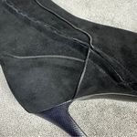 Elie Tahari  Black Suede Tall Boots Size 38.5 Photo 4