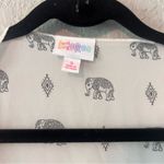 LuLaRoe  Womens Kimono Cardigan Coverup SMALL Black White Elephant Print #187 Photo 4