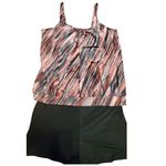 Stylish Pink and Black Swimsuit Photo 4