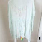 Primark Women’s Pale Green Embroidered Swim and Beach Coverup Sz M Photo 2