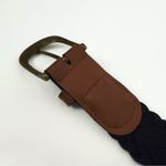 Vintage 90’s Woven Braided Belt in Brown | Size L/XL Photo 4