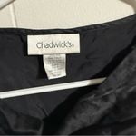 Chadwick's  Black Fitted‎ Sleeveless Tank Top Photo 2