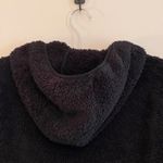 Eddie Bauer Women's Quest Black Full Zip Fleece Hoodie Teddy Bear Gorpcore SZ M Photo 7