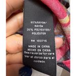 Zac & Rachel Womens 2X Top Colorful Puff Sleeve Ruffle Tropical‎ Lightweight Size XXL Photo 4