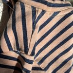 Lou & grey  Size S Small Pink Beige and Navy Blue Stripes Cotton Dress Photo 4