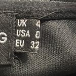 Pretty Little Thing  Dress Womens 0 Blue Abstract Ruched Halter Mini Bodycon Party Photo 6