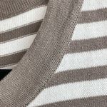 Banana Republic  Womens Gray White Striped Sweater Dress Size M Photo 4