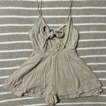 Cute Tan/Neutral Romper Tan Photo 0