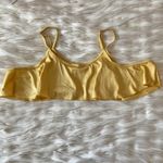 Princess Polly  MinkPink Yellow Golden Cold Shoulder Flounce Bikini Top Sz M Photo 56