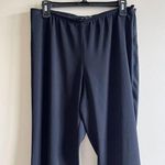 Eileen Fisher  BLACK ELASTIC WAIST WOMENS SIZE‎ S DRESS PANTS SIDE ZIPPER WORK Photo 1