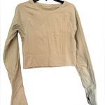 Joy Lab compression cropped long sleeve no‎ size Photo 0