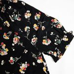 Madewell ‎Silk Notched Ruffle-Cuff Top Carnation Toss Photo 6