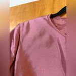 Talbots  Silk Shantung Jacket Blazer Elegant Party Dusty Rose NWT Open Front 20 Photo 6