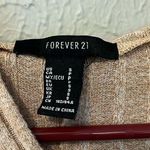 Forever 21 Cream Long Sleeve Ribbed Pullover Hoodie  Photo 2
