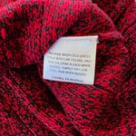 Style & Co Heathered Red Black Foldover Cowl Neck Tunic Sweater Dress Large Photo 3