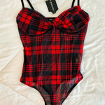 Streetwear Society NWT Mesh Christmas Holiday bodysuit  Photo 0