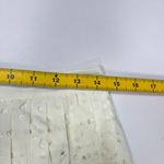 $458 NWT See by Chloe Eyelet Lasercut Pleated Midi Skirt Cream Size 38/ US 4 Photo 13