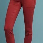 Anthropologie ✨ Jefferson Slim Utility Pants Size 29 Dark Red Chino Ankle✨ Photo 0