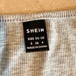 SheIn  Heather Gray Ruched Crop Top Photo 6