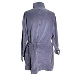 J.Jill  Stretch Utility Jacket Adjustable Waist 2XL Grey Purple Cotton Pockets Photo 3