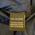 Elm By Matthildur Nylon Full Circle Dress Iridescent Midnight Blue Size 2 Photo 7