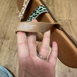 Madewell | Ilana Animal Print Strappy Calf Hair Leather Slide Sandals Photo 4