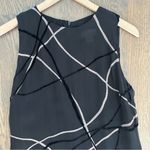 Vintage Tessuto Crosshatch Textured Silk Blend Organza Maxi Dress Black Beige L Size L Photo 2