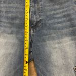 OAT New York Wide Leg High Rise Raw Hem Cargo Jeans Size 4/27 Photo 4