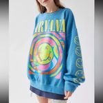 Nirvana Smile overdyed sweatshirt very oversized size L/XL Photo 2