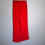 Tullea Red Wide Leg Trouser Dress Pants Womens M Preppy Stretch Waist Casual Size M Photo 5