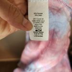 Audrey 3+1 tie dye pink and blue cowl neck dress Photo 3