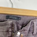 Level 99 Liza Mid Rise Grassy Grey Purple Skinny Trouser Pants Women's Size 28 Gray Photo 6