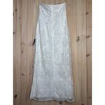 Lulus NWT  Loving Mentality White Tulle Beaded Strapless Midi Dress Bridesmaid S Photo 6